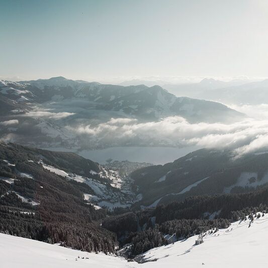 Uitzicht op Zell am See