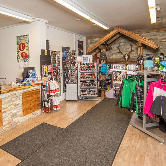 Our ski shop in Kaprun