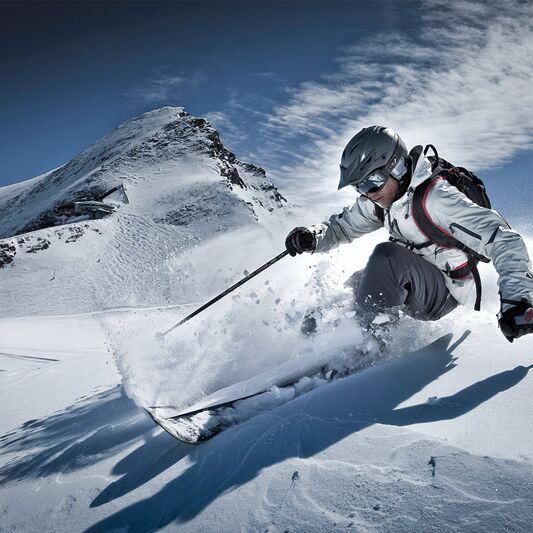 Skiing in Kaprun