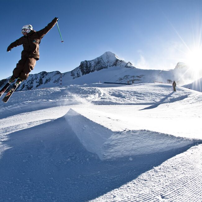 Skiing in Kaprun